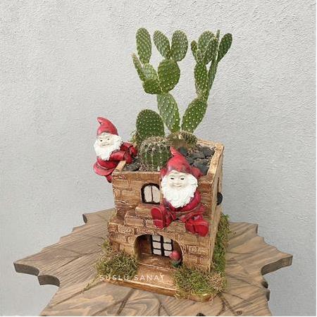 2 Lİ CÜCE SAKSI TUTUCU KALIBI