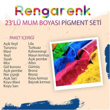 MUM BOYASI PİGMENT SETİ 23 LÜ