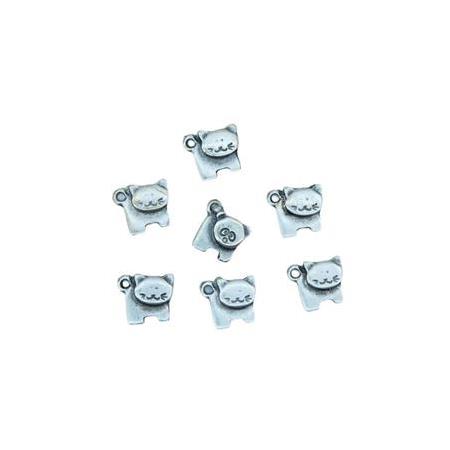 KEDİLİ GÜMÜŞ TAKI UCU